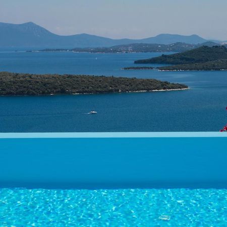 Villa Pasithea - Breathtaking Seaviews, Infinity Pool, Privacy, Close To The Beach Nydri  Exteriér fotografie