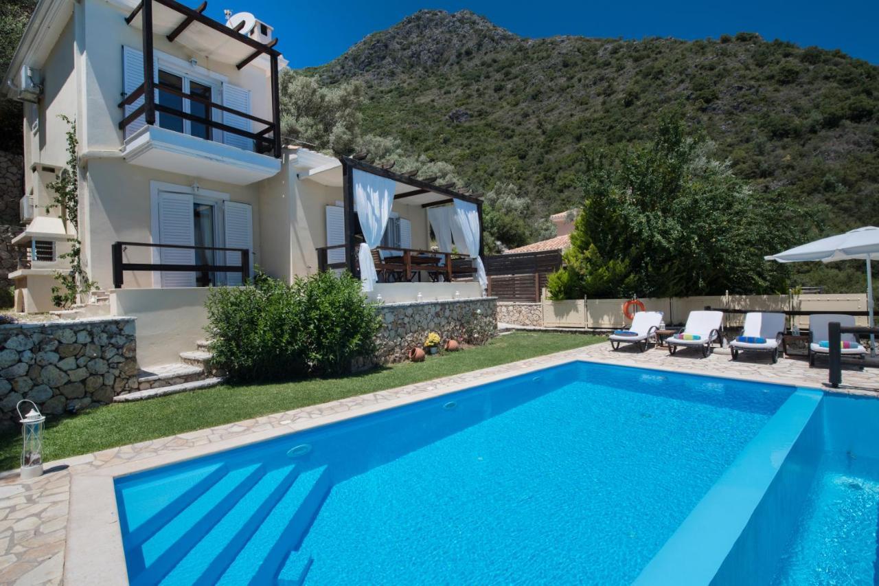 Villa Pasithea - Breathtaking Seaviews, Infinity Pool, Privacy, Close To The Beach Nydri  Exteriér fotografie