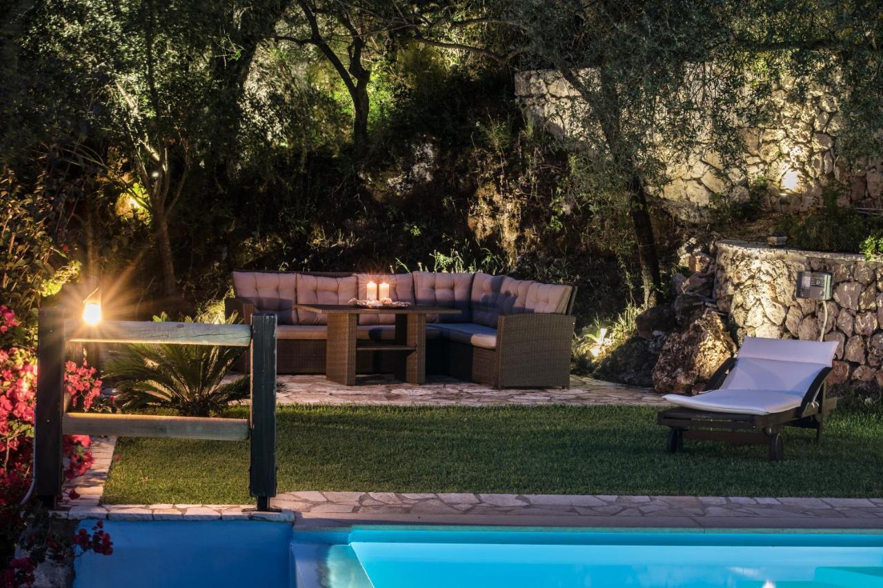 Villa Pasithea - Breathtaking Seaviews, Infinity Pool, Privacy, Close To The Beach Nydri  Exteriér fotografie