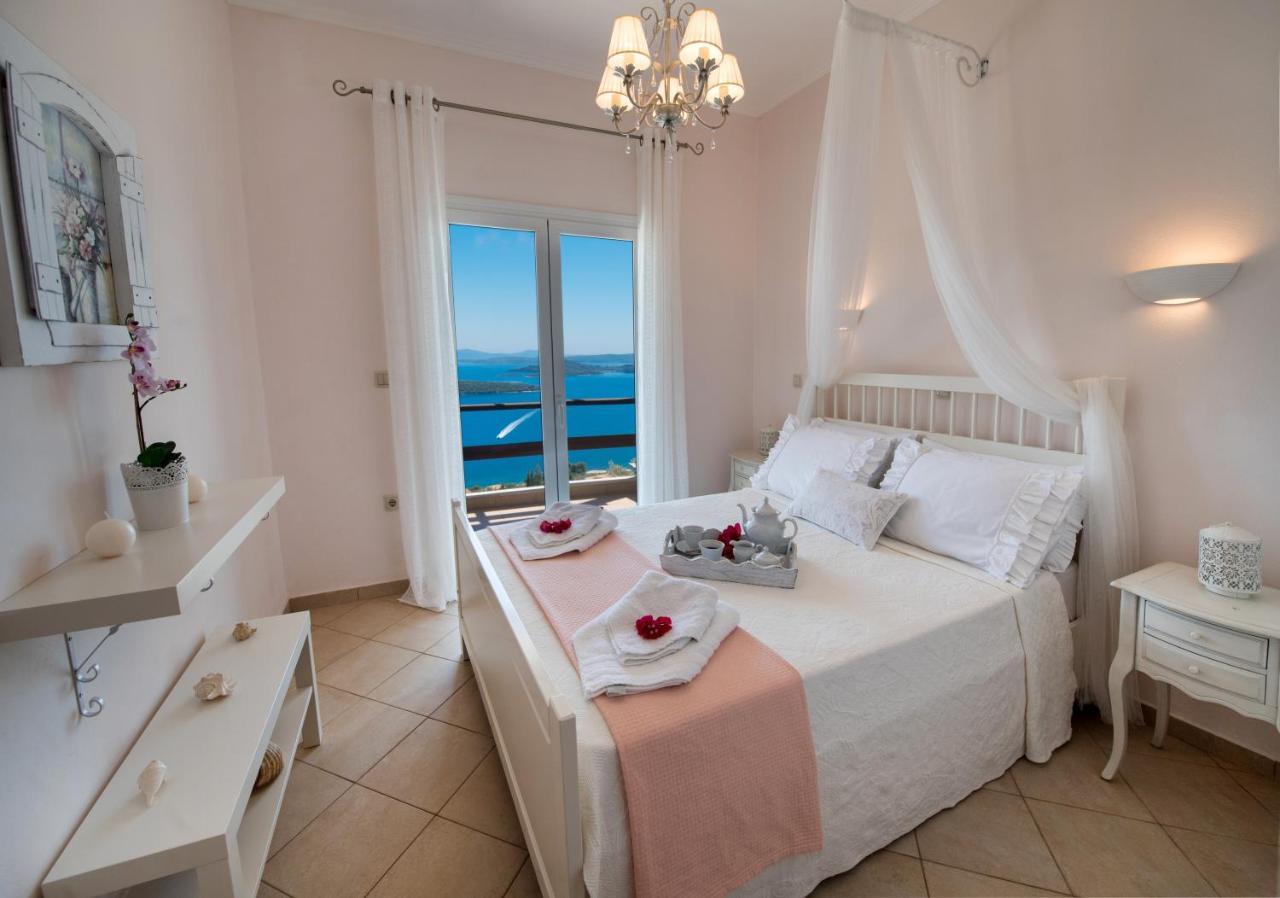 Villa Pasithea - Breathtaking Seaviews, Infinity Pool, Privacy, Close To The Beach Nydri  Exteriér fotografie